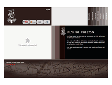 Tablet Screenshot of flying-pigeon.es